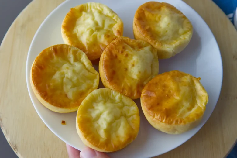 Pan de queso en licuadora dorado